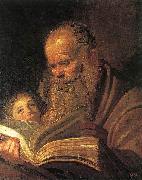 Frans Hals St Matthew. oil painting on canvas